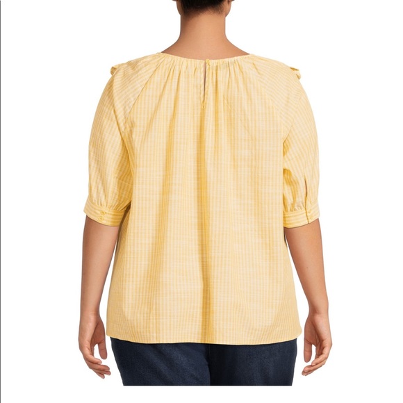 Plus Size Ruffle Woven Blouse - Picture 6 of 6